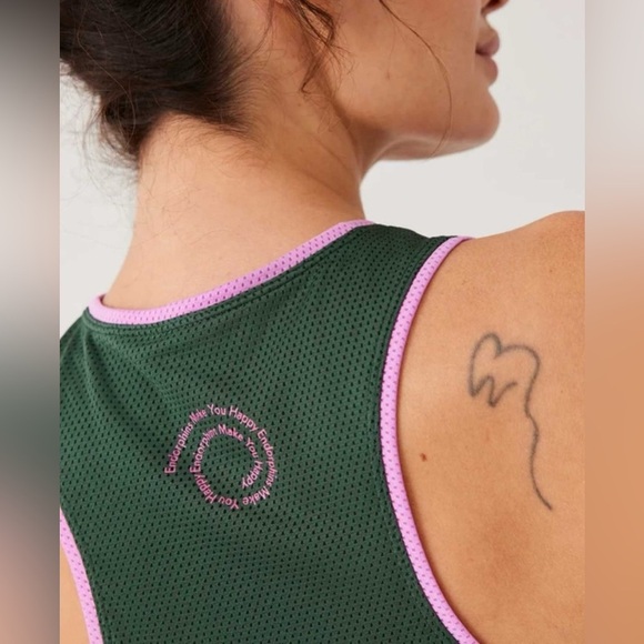 Outdoor Voices Rec Mesh Tank in Evergreen - Picture 7 of 9